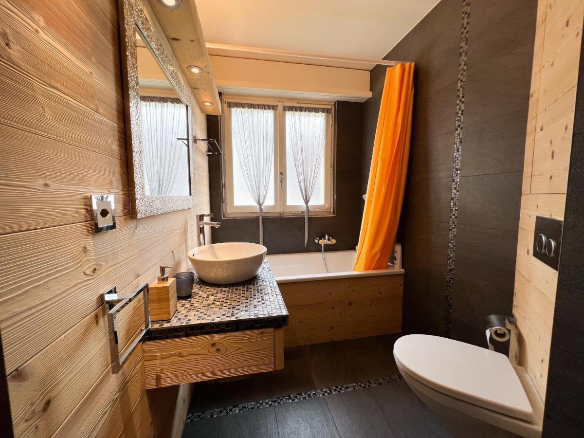 Bel Appartement 3 Pieces Au Pied Des Pistes De Ski Crans-Montana Exterior foto